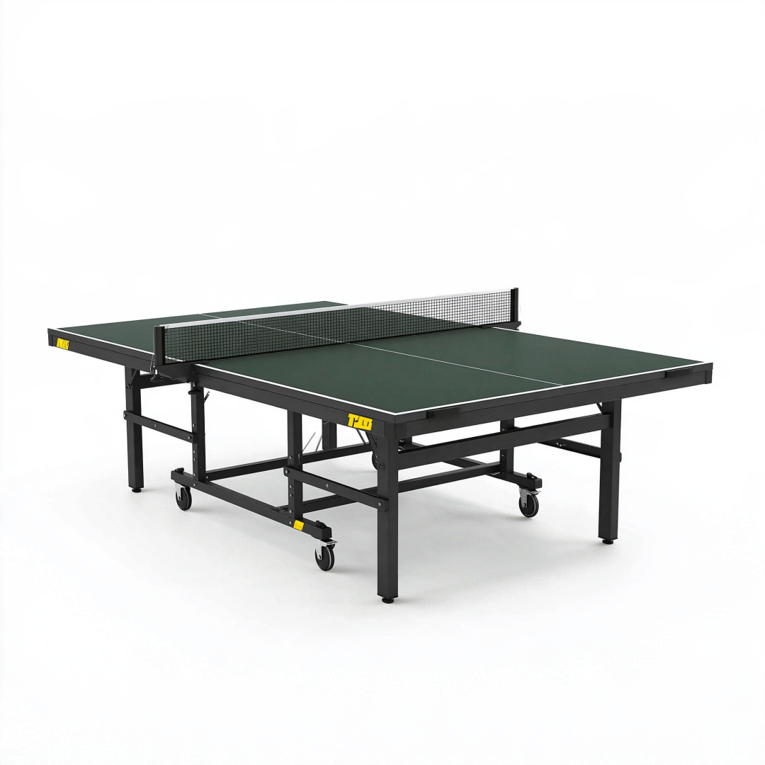 Table de tennis de table pliante 274 x 152.5 x 76 cm acier vert mobile