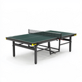 Table de tennis de table 274 x 152.5 x 76 cm en acier vert pliable avec filet